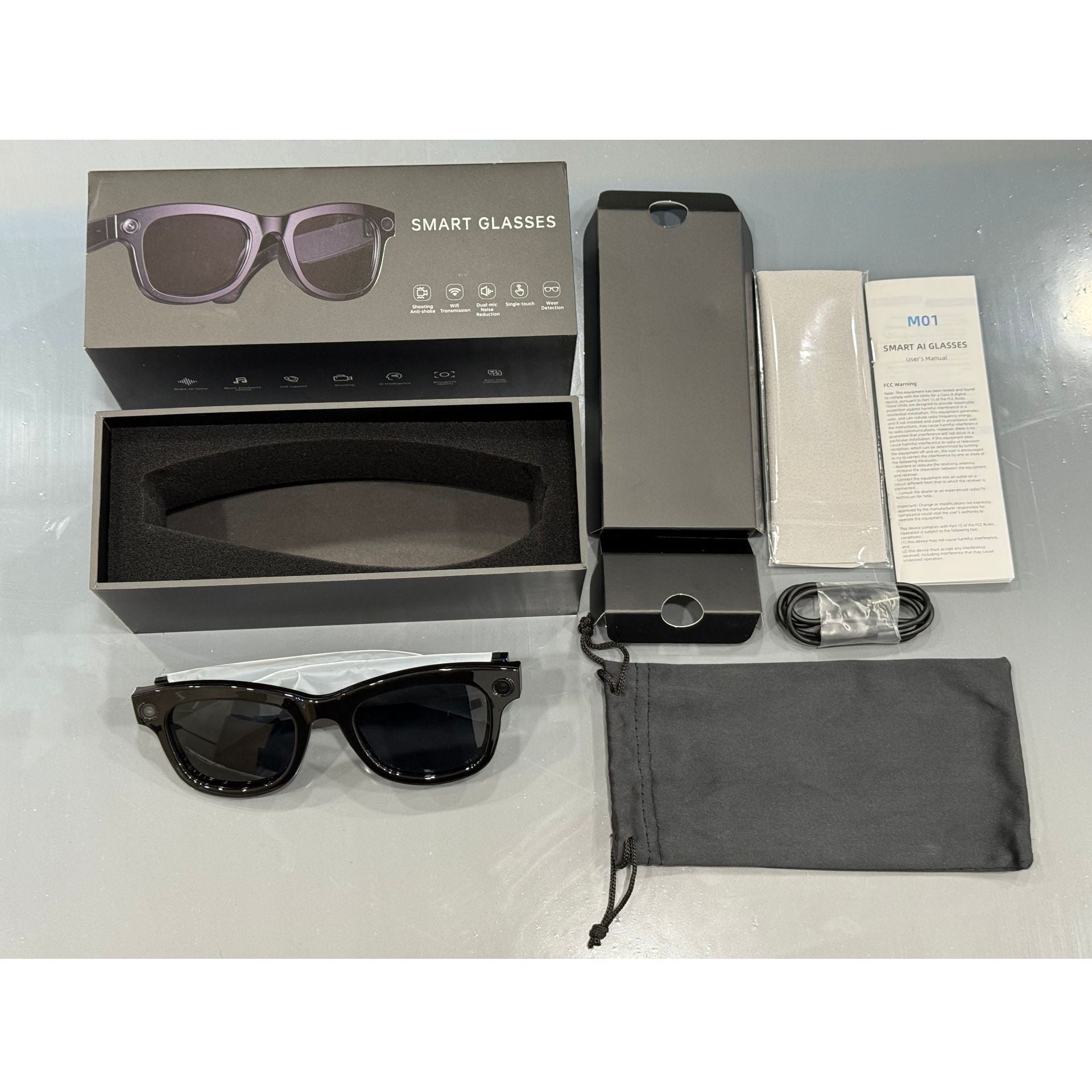 BMY AI Smart video audio recording glasses 500W HD CAMERA